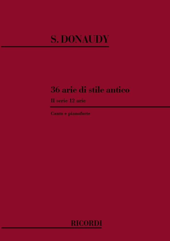 36 Arie Di Stile Antico Ii Serie